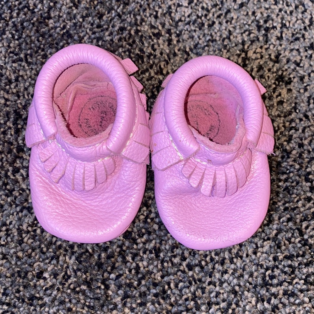 Fuchsia pink freshly picked moccasins